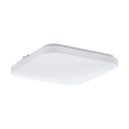 Loops Wall Flush Ceiling Light Colour White Shade White Plastic Bulb LED 11.5W