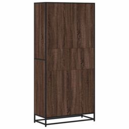 Berkfield Home Bookcase Brown Oak 80.5x35x170.5 cm Engineered Wood - thumbnail 6