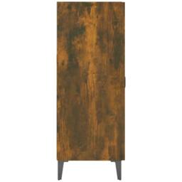 Berkfield Home Sideboard Smoked Oak 69.5x34x90 cm Engineered Wood in Brown - thumbnail 6