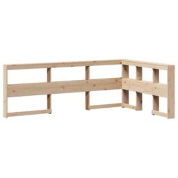 Berkfield Home Bookcase Bed without Mattress 160x200 cm Solid Wood Pine in Brown - thumbnail 6