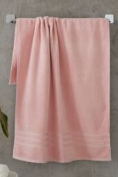 Catherine Lansfield 'Zero Twist' Hand Towel in Pink - thumbnail 1