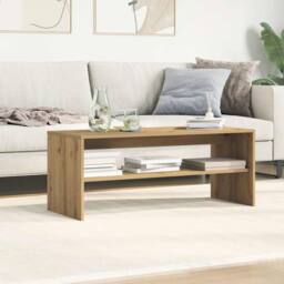 Berkfield Home TV Cabinet Artisan Oak 100x40x40 cm Engineered Wood in Brown - Size: 100 x 40 x 40 cm - thumbnail 4