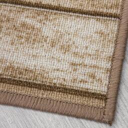 runrug Hallway Runner Rug - Non-Slip, Hardwearing, 5.4mm - 'Rama' in Beige - Size: 66 cm x 390 cm - thumbnail 2