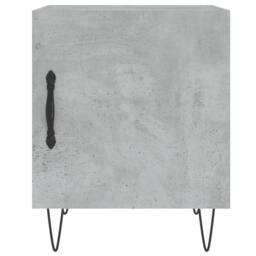 Berkfield Home Bedside Cabinets 2 pcs Concrete Grey 40x40x50 cm Engineered Wood - Size: 40 x 40 x 50 cm - thumbnail 6