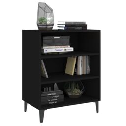 Berkfield Home Sideboard Black 57x35x70 cm Engineered Wood - Size: 57 x 35 x 70 cm - thumbnail 3