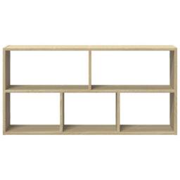 Berkfield Home Wall Shelf Sonoma Oak 100x25x50 cm Engineered Wood in Brown - Size: 100 x 25 x 50 cm - thumbnail 4