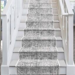 runrug Stair Runner Carpet - Reversible & Durable, 2mm - '50 Shades' in Grey - Size: 60 cm x 690 cm - thumbnail 2
