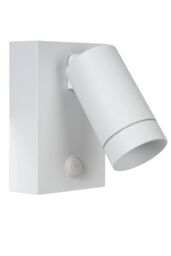 Lucide 'TAYLOR' Dimmable Rotatable Stylish Outdoor Wall Spotlight 1xGU10 in White - thumbnail 2