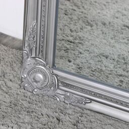 Melody Maison Tall Silver Mirror With Bevelled Glass 47cm X 142cm in Metallic Silver - Size: 47 cm X 142 cm - thumbnail 6