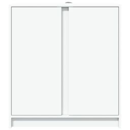 Berkfield Home Sideboard with LED White 77x34x85 cm Engineered Wood - Size: 77 x 34 x 85 cm - thumbnail 6