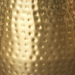 Melody Maison Medium Gold Hammered Metal Planter 30cm X 28cm - Size: 30 cm X 28 cm - thumbnail 6