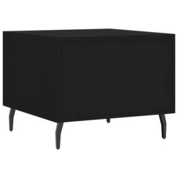 Berkfield Home Coffee Table Black 50x50x40 cm Engineered Wood - Size: 50 x 50 x 40 cm - thumbnail 8
