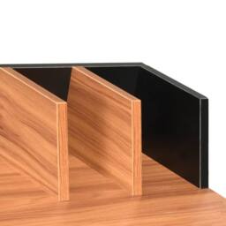 Berkfield Home Desk Black & Brown 80x50x84 cm - Size: 80 x 50 x 84 cm - thumbnail 5