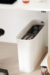 SmartStore Collect 'Slim Box Set' with Wooden Lid in White - Size: Large - thumbnail 3