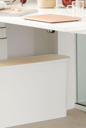 SmartStore Collect 'Slim Box Set' with Wooden Lid in White - Size: Large - thumbnail 2