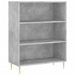 Berkfield Home Highboard Concrete Grey 69.5x32.5x180 cm Engineered Wood - thumbnail 4