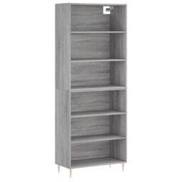 Berkfield Home Highboard Concrete Grey 69.5x32.5x180 cm Engineered Wood - thumbnail 2