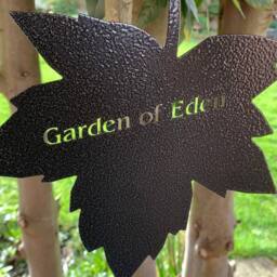 Poppyforge Falling Leaves - Garden of Eden - W20 x H25 cm - Black - thumbnail 2