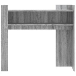 Berkfield Home Console Table Grey Sonoma 100x35x90 cm Engineered Wood - Size: 100 x 35 x 90 cm - thumbnail 4
