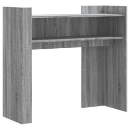 Berkfield Home Console Table Grey Sonoma 100x35x90 cm Engineered Wood - Size: 100 x 35 x 90 cm - thumbnail 2