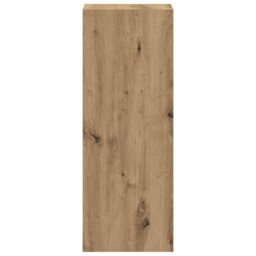 Berkfield Home Bookcase Stackable Artisan Oak 30x30x80 cm Engineered Wood in Brown - Size: 30 x 30 x 80 cm - thumbnail 5