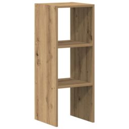 Berkfield Home Bookcase Stackable Artisan Oak 30x30x80 cm Engineered Wood in Brown - Size: 30 x 30 x 80 cm - thumbnail 2