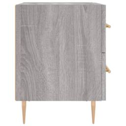 Berkfield Home Bedside Cabinets 2 pcs Grey Sonoma 40x35x47.5 cm Engineered Wood - thumbnail 7