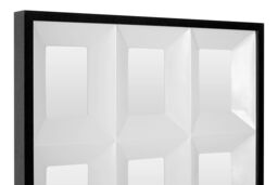Orsina 3D Box Design Square Collage Photo Frame, Picture Frame With Black Border, Image Holder With Sturdy Hooks - thumbnail 5