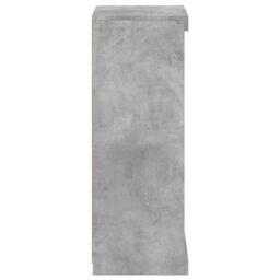 Berkfield Home Sideboard with LED Lights Concrete Grey 41x37x100 cm - Size: 41 x 37 x 100 cm - thumbnail 7