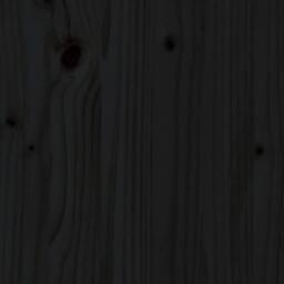 Berkfield Home Beautiful Bed Headboard Black 96x4x100 cm Solid Wood Pine - Size: 96 x 4 x 100 cm - thumbnail 8