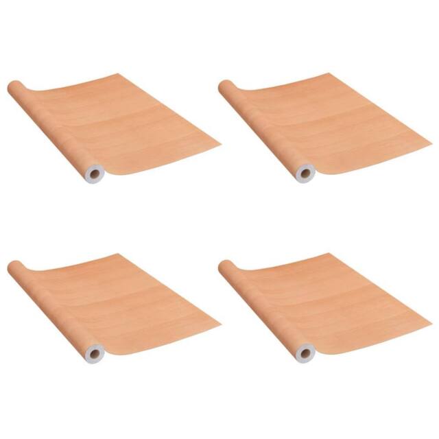 Berkfield Home Self-adhesive Furniture Films 2 pcs Japanese Oak 500x90 cm PVC in Beige - image 1