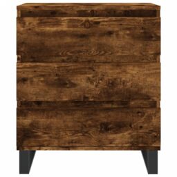 Berkfield Home Sideboard Smoked Oak 60x35x70 cm Engineered Wood in Brown - Size: 60 x 35 x 70 cm - thumbnail 5