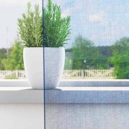 Berkfield Home Voile Curtains with Loops 2 pcs Royal Blue 140x260 cm - thumbnail 3