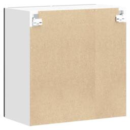 Berkfield Home Kitchen Wall Cabinet with Glass Door Lucca Black Engineered Wood - thumbnail 9