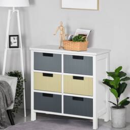 Wyld Haus Nemo Multicolour 6 Drawer MDF Storage Cabinet - thumbnail 3