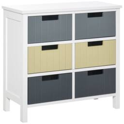 Wyld Haus Nemo Multicolour 6 Drawer MDF Storage Cabinet - thumbnail 2