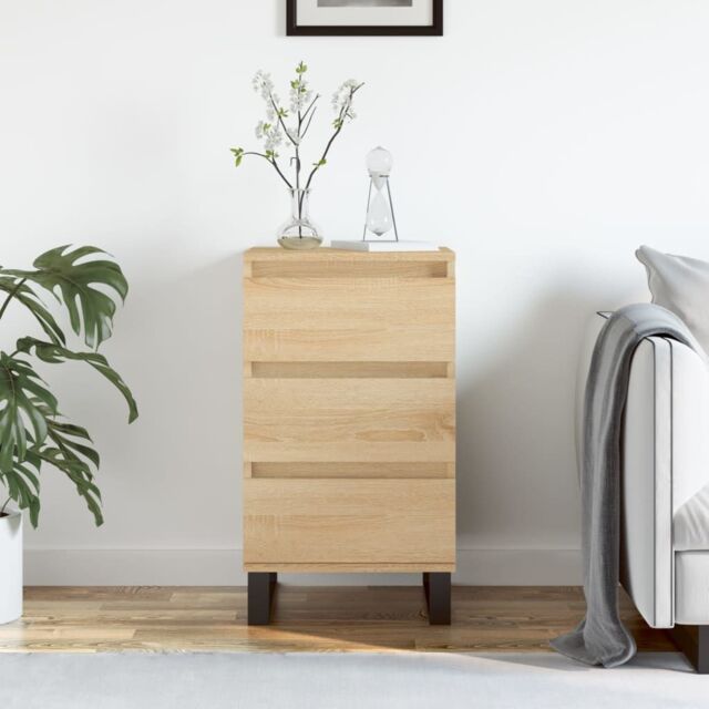 Berkfield Home Sideboard Sonoma Oak 40x35x70 cm Engineered Wood in Brown - Size: 40 x 35 x 70 cm - image 1