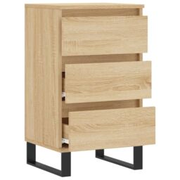 Berkfield Home Sideboard Sonoma Oak 40x35x70 cm Engineered Wood in Brown - Size: 40 x 35 x 70 cm - thumbnail 6