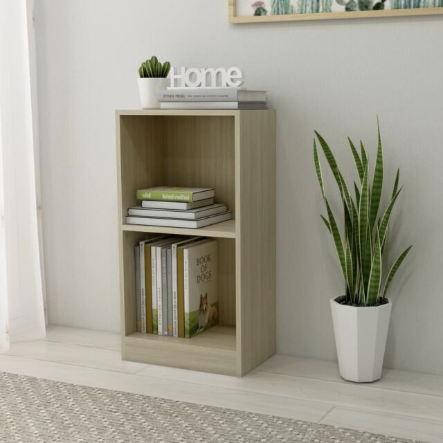 Berkfield Home Bookshelf Sonoma Oak 40x24x75 cm Engineered Wood in Brown - Size: 40 x 24 x 75 cm - image 1