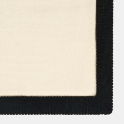 OHS Border Trim Bath Mat Non Slip Shower Rug in Cream - thumbnail 5