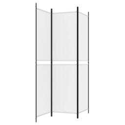 Berkfield Home Durable 3-Panel Room Divider White 150x200 cm Fabric - thumbnail 5
