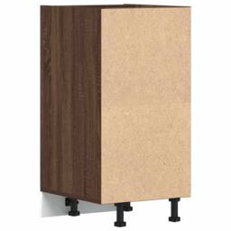 Berkfield Home Durable Bottom Cabinet Brown Oak 40x44.5x81.5 cm Engineered Wood - thumbnail 6