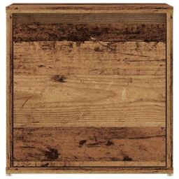Berkfield Home Box Drawer Old Wood 40.5x40x40 cm Engineered Wood in Brown - thumbnail 4
