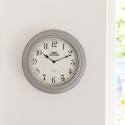 Living Nostalgia French Grey Wall Clock - thumbnail 3