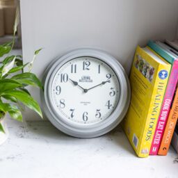 Living Nostalgia French Grey Wall Clock - thumbnail 4