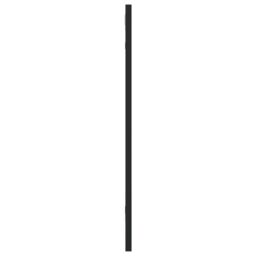 Berkfield Home Wall Mirror Black 30x60 cm Rectangle Iron - thumbnail 4