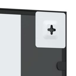 Berkfield Home Wall Mirror Black 30x60 cm Rectangle Iron - thumbnail 6