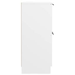 Berkfield Home Sideboard White 60x30x70 cm Engineered Wood - Size: 60 x 30 x 70 cm - thumbnail 6