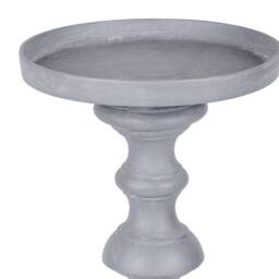 Libra Interiors Van Dyk Grey Stonewash Pillar Holder Small - thumbnail 3