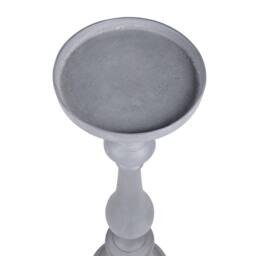 Libra Interiors Van Dyk Grey Stonewash Pillar Holder Small - thumbnail 4